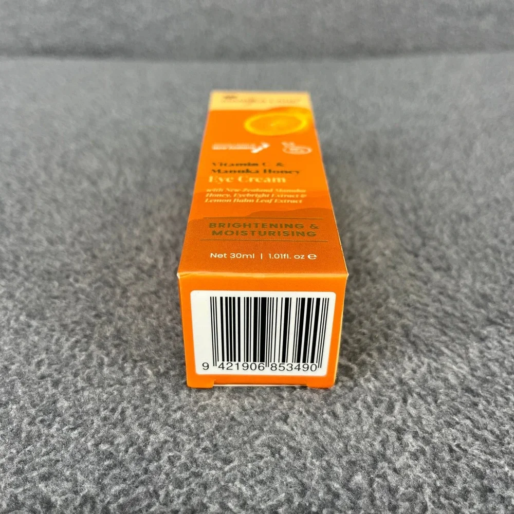 Manuka Lane Eye Cream Orange Vitamin‎ C Manuka Honey Brightening 1 oz